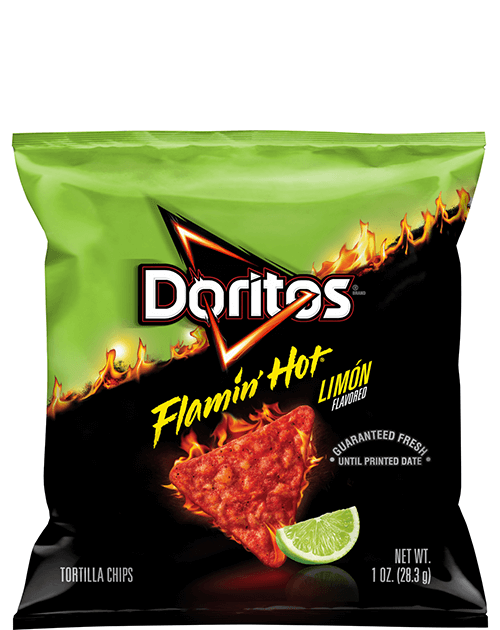 Doritos Flavored Tortilla Chips - Flamin' Hot Limón