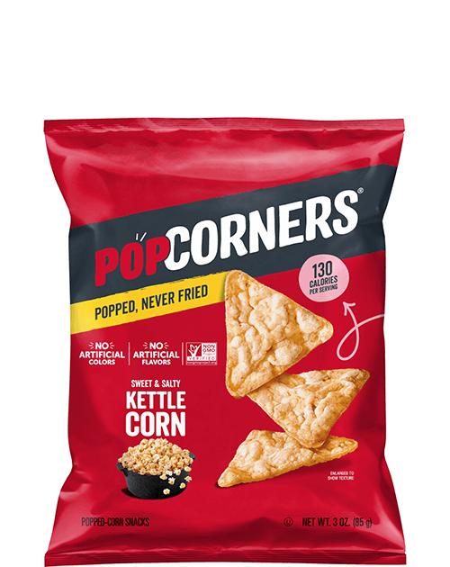 POPCORNERS Popped-Corn Snack - Sweet & Salty Kettle Corn Flavored