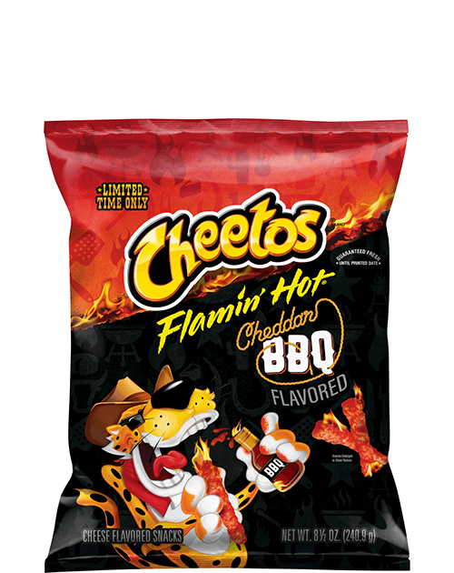 Cheetos Cheese Flavored Snacks - Flamin Hot Cheddar BBQ Flavored
