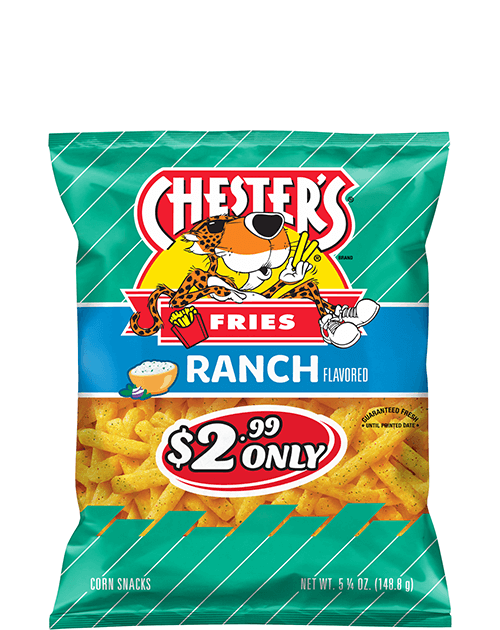 Chester's Fries Corn Snacks - Ranch Flavored