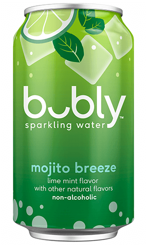 bubly sparkling water - mojito breeze
