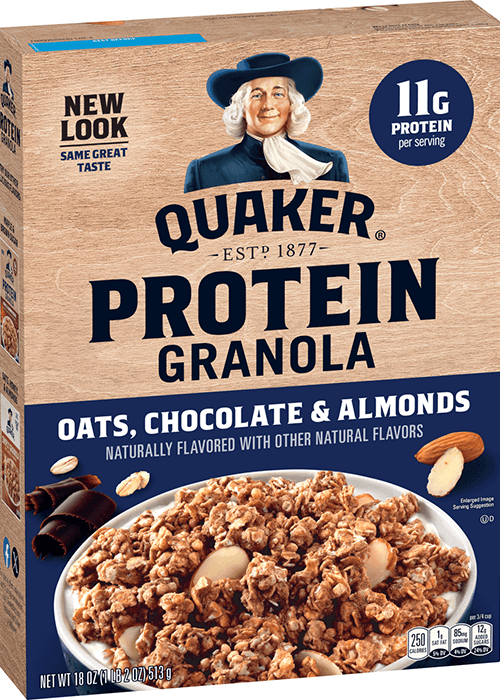 Quaker Protein Granola - Oats, Chocolate & Almonds