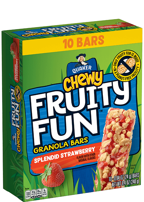 Quaker Chewy Granola Bars - Fruity Fun Splendid Strawberry