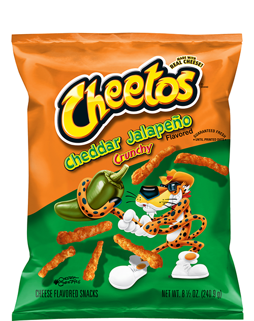 Cheetos Crunchy Cheese Flavored Snacks - Cheddar Jalapeño Flavored