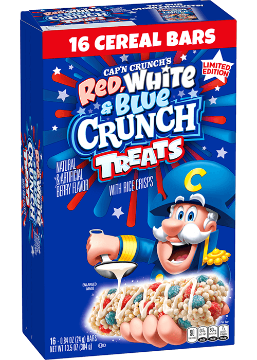 Cap'n Crunch Treats - Red, White & Blue Crunch