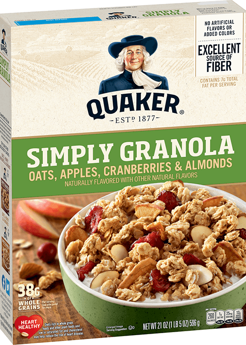 Quaker Simply Granola - Oats, Apples, Cranberries & Almonds