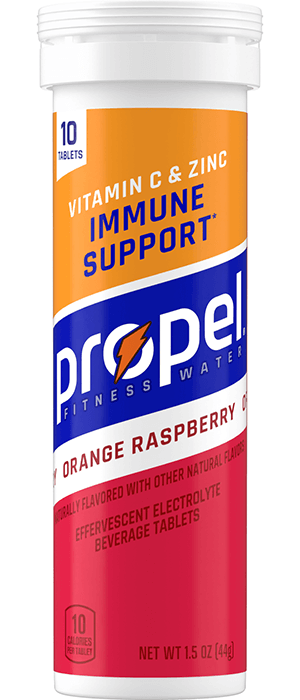 Propel Electrolyte Tablets Immune Support - Orange Raspberry