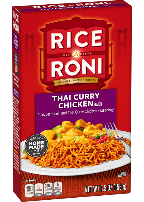 Rice A Roni Rice - Thai Curry Chicken Flavor