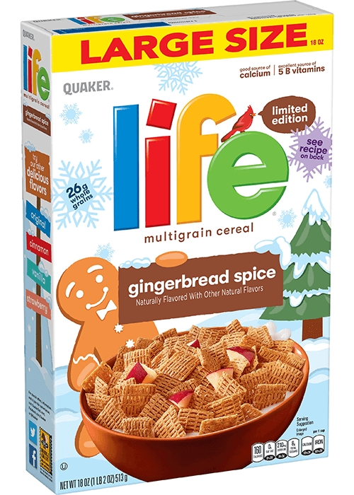 Life Multigrain Cereal Nutrition Facts