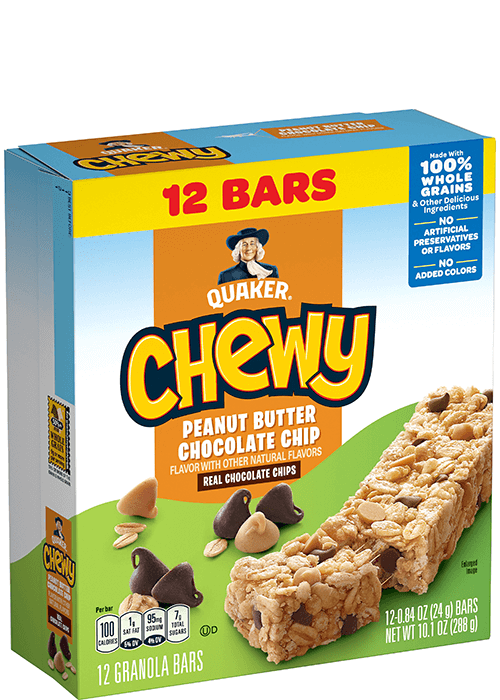 Quaker Chewy Granola Bars - Peanut Butter Chocolate Chip