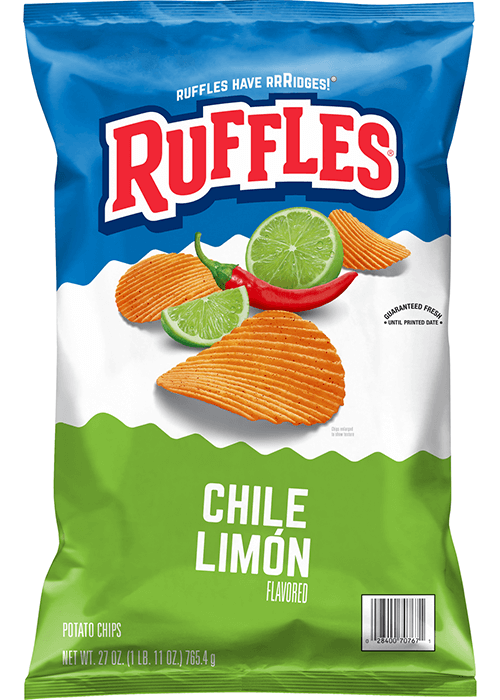 Ruffles Potato Chips - Chile Limón Flavored