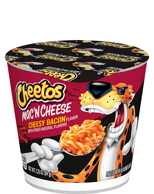 Cheetos Mac 'N Cheese Cup - Pasta With Flavored Sauce - Cheesy Bacon Flavor