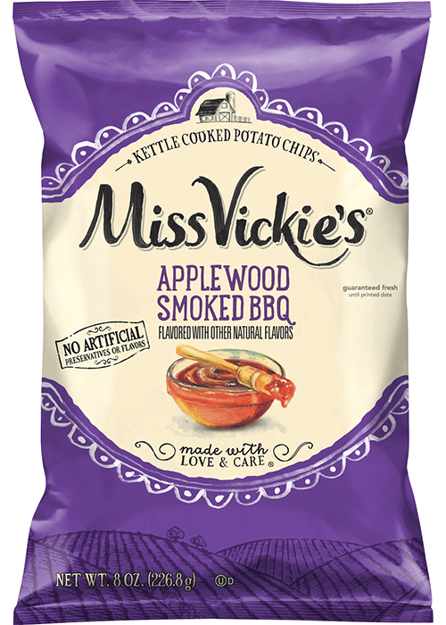 Miss Vickie's Kettle Cooked Potato Chips - Applewood Smoked Flavored