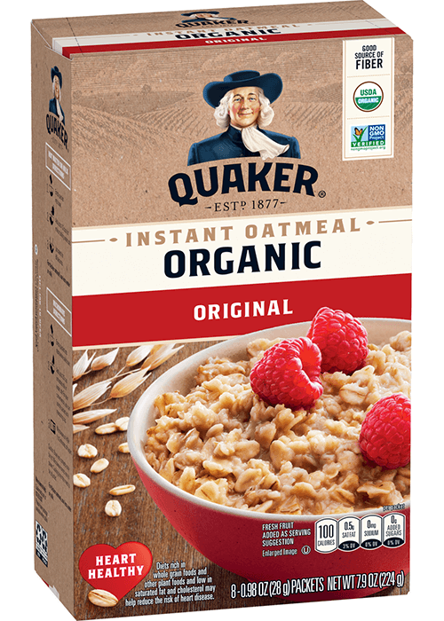 Quaker Instant Oatmeal - Organic - Original