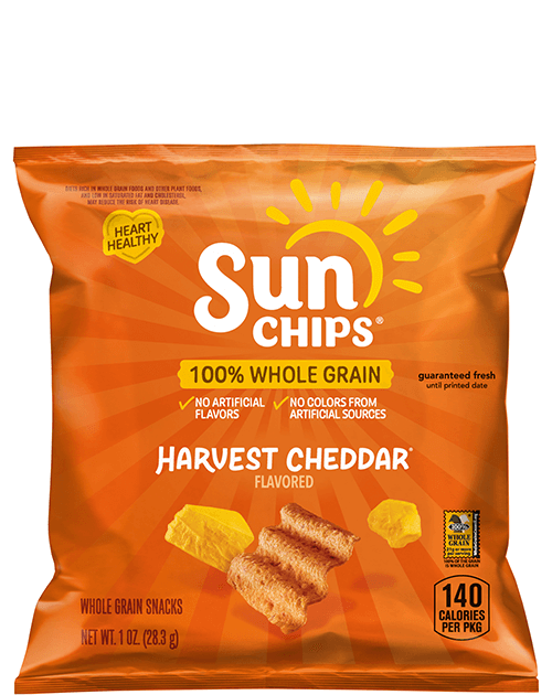 SunChips Flavored Whole Grain Snacks - Harvest Cheddar