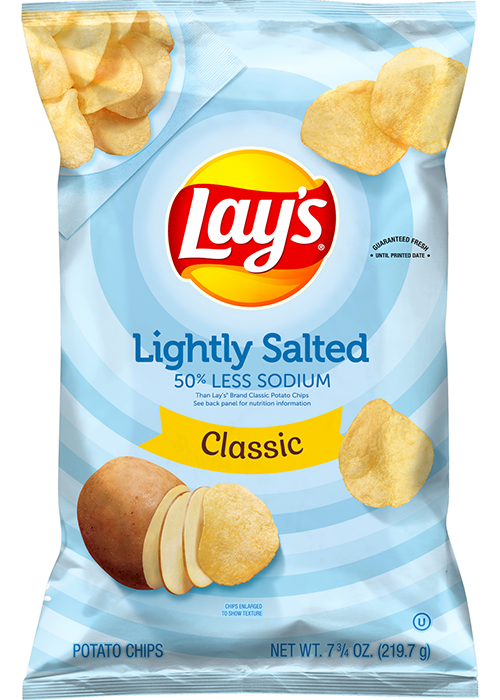 Lay's Classic Potato Chips - Lightly Salted