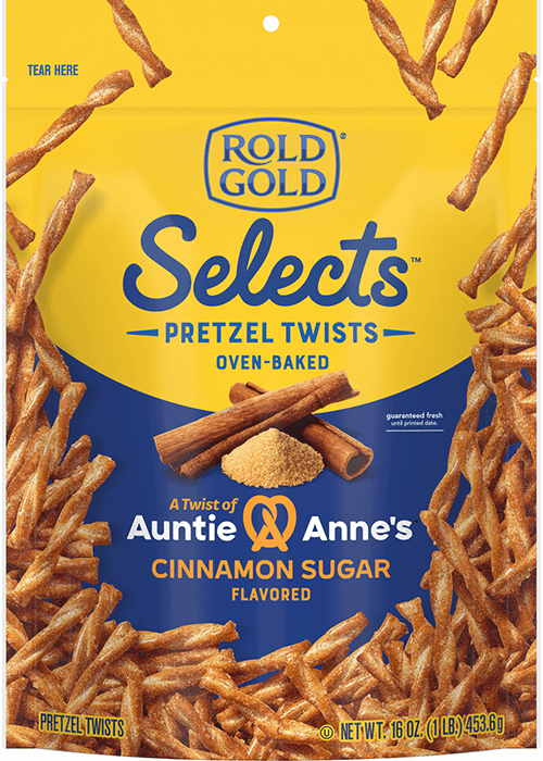 Rold Gold Selects Pretzel Twists - Auntie Anne's Cinnamon Sugar Flavored