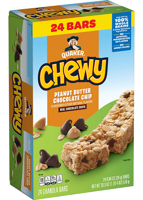 Quaker Chewy Granola Bars - Peanut Butter Chocolate Chip