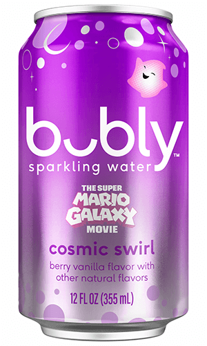 bubly sparkling water - cosmic swirl