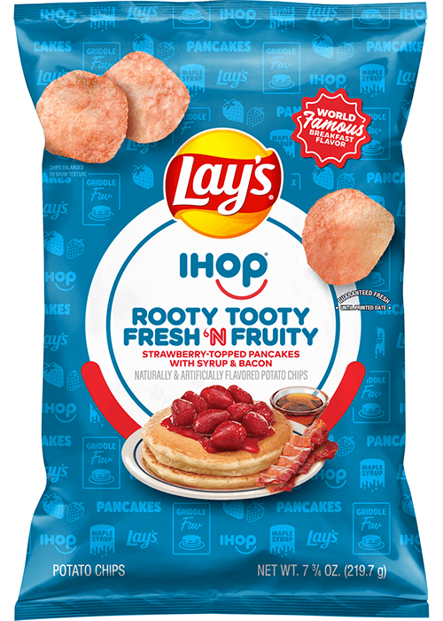 Lay's Potato Chips - IHOP Rooty Tooty Fresh 'N Fruity Flavored