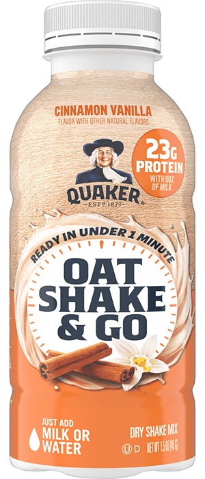 Quaker Oat Shake & Go - Cinnamon Vanilla