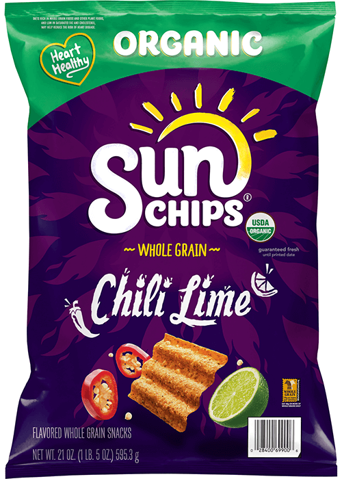 SunChips Organic Whole Grain Snacks - Chili Lime