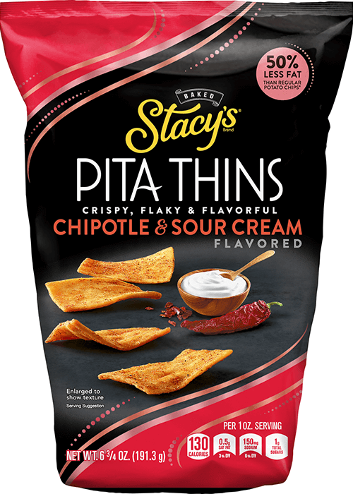 Stacy's Baked Pita Thins - Chipotle & Sour Cream Flavored