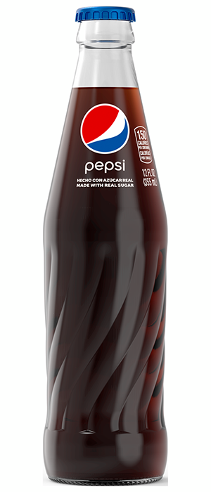 Pepsi-Cola Made With Real Sugar (glass)