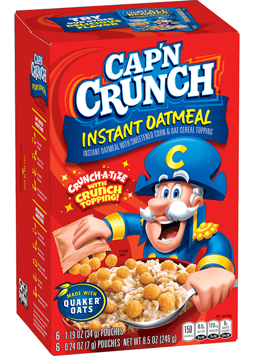 Cap'n Crunch Instant Oatmeal - Original
