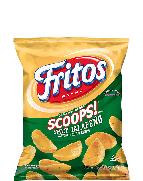 Fritos Scoops! Corn Chips - Spicy Jalapeño Flavored