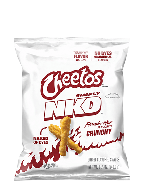 Cheetos Simply NKD Crunchy Cheese Flavored Snacks - Flamin' Hot Flavored