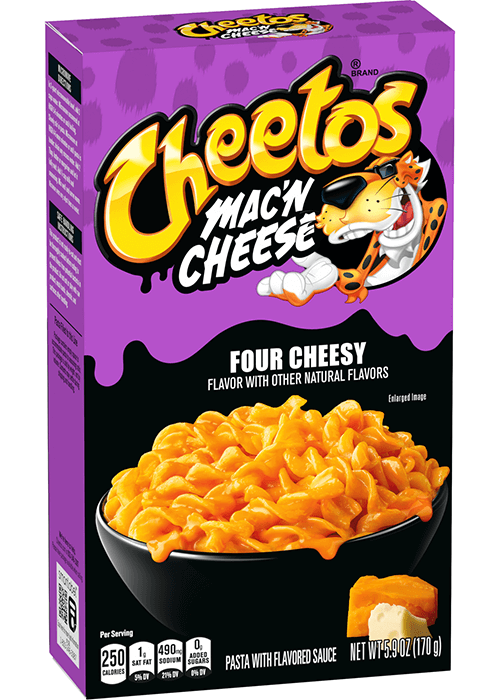 Cheetos Mac 'N Cheese Pasta With Flavored Sauce - Four Cheesy Flavor