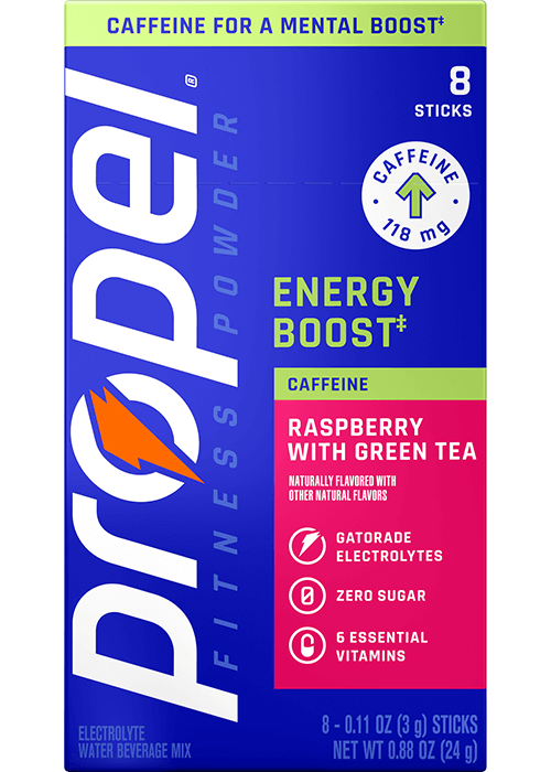 Propel Energy Boost Powder - Raspberry with Green Tea