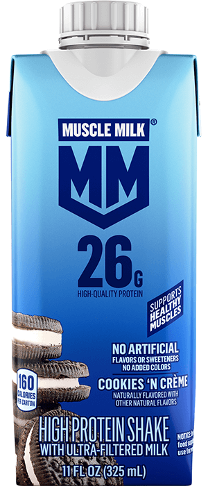 Muscle Milk High Protein Shake with Ultra-Filtered Milk - Cookies 'N Crème
