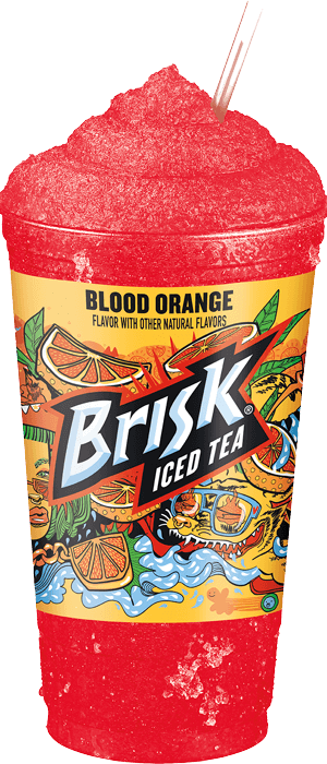 Brisk Blood Orange Iced Tea Freeze