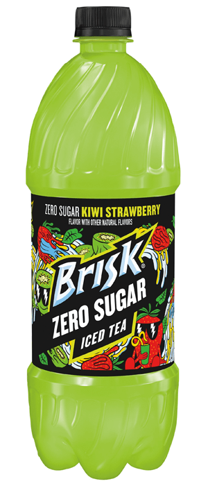 Brisk Zero Sugar Kiwi Strawberry Iced Tea