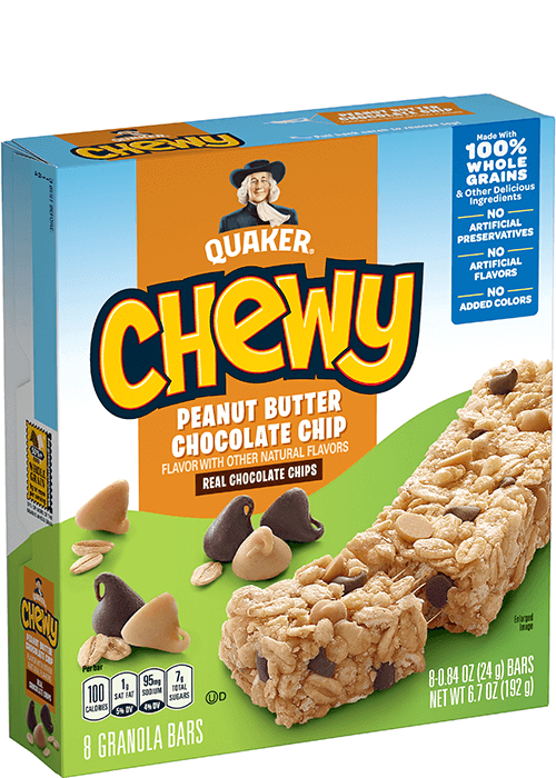 Quaker Chewy Granola Bars - Peanut Butter Chocolate Chip