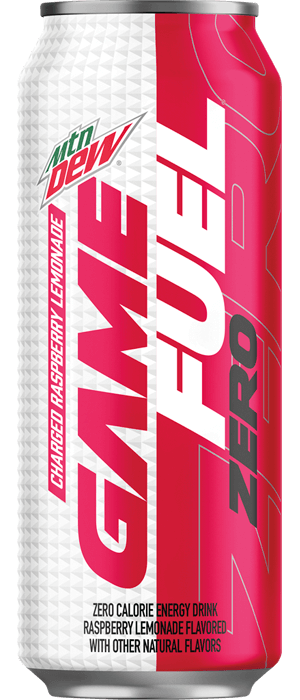 Mtn Dew Game Fuel Zero Charged Raspberry Lemonade