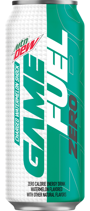 Mtn Dew Game Fuel Zero Charged Watermelon Shock