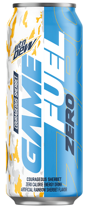 Mtn Dew Game Fuel Courageous Sherbet Zero