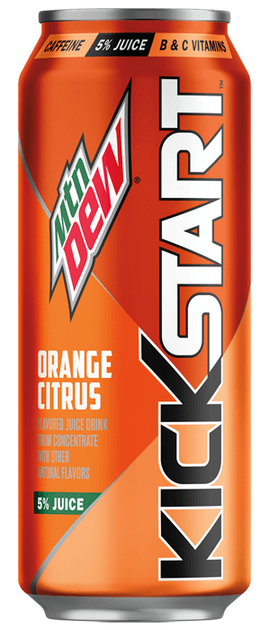 Mtn Dew Kickstart - Orange Citrus