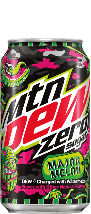 Mtn Dew Major Melon Zero Sugar