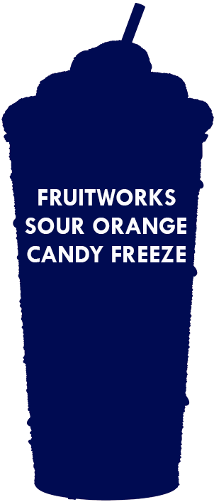 FruitWorks Sour Orange Candy Freeze