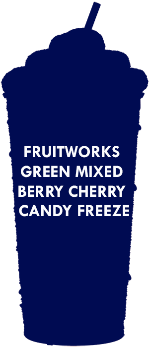 FruitWorks Green Mixed Berry Cherry Candy Freeze