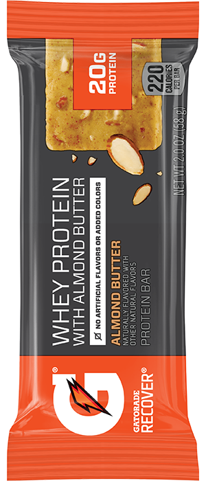 Gatorade Recover Whey Protein w Almond Butter Bar - Almond Butter