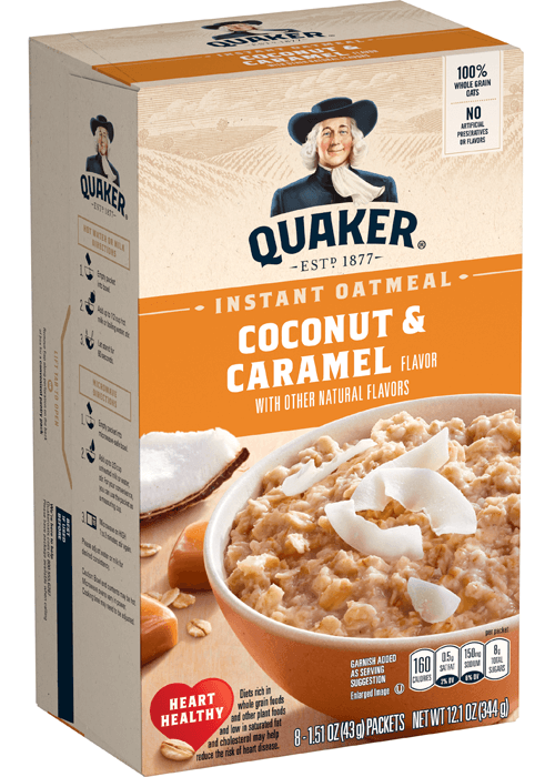 Quaker Instant Oatmeal - Coconut & Caramel