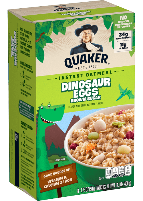 Quaker Instant Oatmeal - Dinosaur Eggs