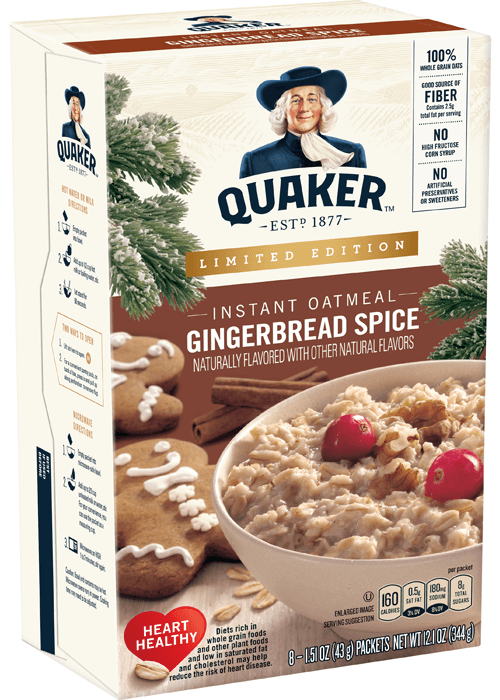 Quaker Instant Oatmeal - Gingerbread Spice