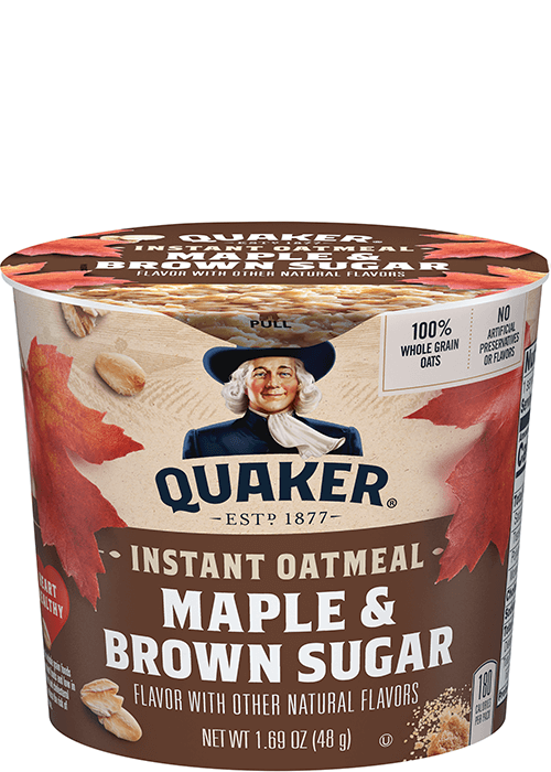 Quaker Instant Oatmeal Cup - Maple & Brown Sugar