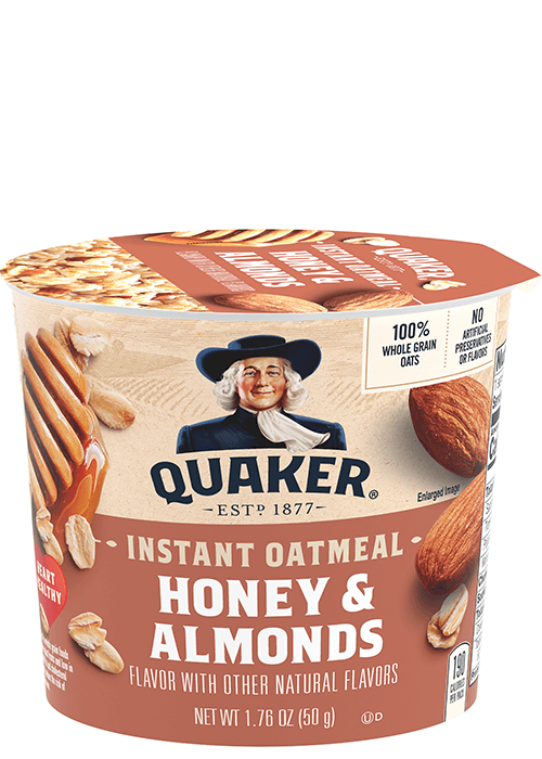 Quaker Instant Oatmeal Cup - Honey & Almonds